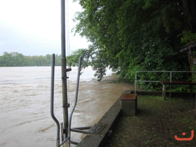 Der Rhein bei Hochwasser_4